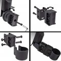 Niche Grey Breakaway Rear Side View Mirror Combo For X Offroad Utv 1 75 Inch Roll Cage Bar