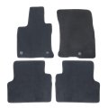 Secos 4pcs Replacement Black Velour Front Rear Floor Mats Carpet For Ford Maverick Bronco Sport 2021 2022 2023 2024 2025 