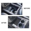 G-plus Center Console Tray Cup Holder Bezel Compatible With Chevy Avalanche Silverado 1500 Tahoe Gmc Sierra Yukon Xl 2007-2014