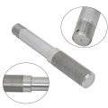 Bt8 Round Spindle With Fastening Accessories For 2000lb Axles 1 25 In Shank Diameter And 8 Overall Length Stainless Steel