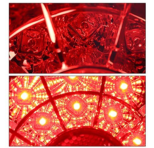 Led Tail Brake Lights Rear Lamp Red Clear For 2001-2005 Lexus Is300