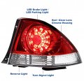 Led Tail Brake Lights Rear Lamp Red Clear For 2001-2005 Lexus Is300