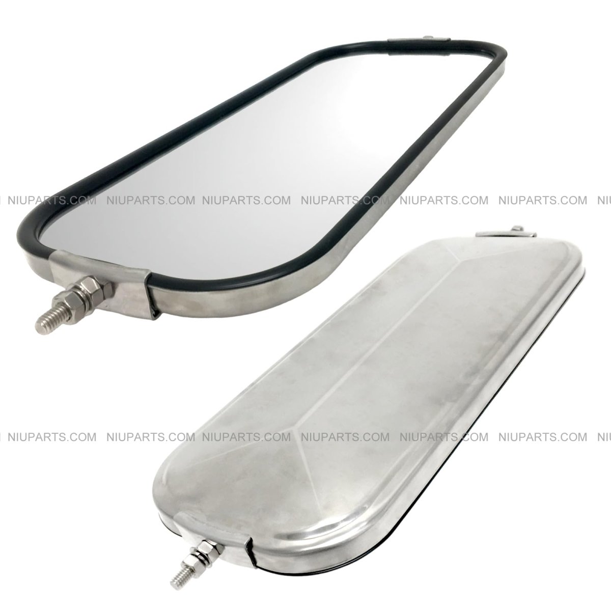 Door Mirror Stainless Steel Passenger Side For Ford F350 F600 F700 1980-1997