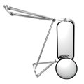 Door Mirror Stainless Steel Passenger Side For Ford F350 F600 F700 1980-1997 