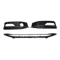 No 8k0807682n Front Lower Hood Bumper Grille For Audi A4 B8pa 2013-2015 Kidney Grill Sport Style With Hole Black 1 Set 