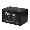 Mighty Max Battery 12v 12ah F2 Replaces Spitfire Ex 1320 Power Scooter Brand Product 