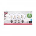 Satco S12460 5 Watt A19 Led Bulb Clear 2700k Medium Base 120 Volt 4-pack