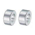 2 Pcs Galvanized Steel Spacer 3 8 Bore X 4 Od Length Unthreaded Standoff Bushing Plain Finish Round Metal Fits M12 Screws Bolts 