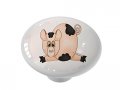 Gotham Decor Chubby Little Pig Ceramic Drawer Knob 