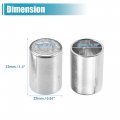 Uxcell 20pcs Car Aluminum Cylindrical Air Conditioner Pipe Joint Fitting Sleeve 9mm 20mm Hole Dia