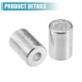 Uxcell 20pcs Car Aluminum Cylindrical Air Conditioner Pipe Joint Fitting Sleeve 9mm 20mm Hole Dia