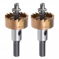 Uxcell 2 Pcs 30mm Hss Drill Bit Hole Saw Stainless High Speed Steel Metal Alloy