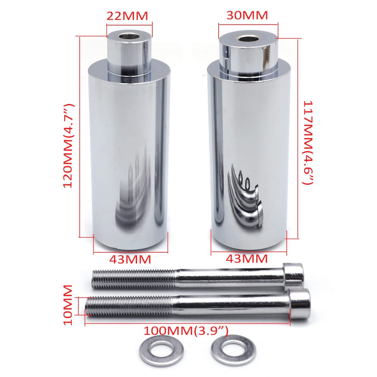 Httmt Mt219-018a- Aluminum Extended Frame Slider For 1999 2000 2001 2002 2003-2006 Cbr 600 F4 F4i