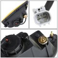 Auto Dynasty Compatible With Corolla Pair Of Bumper Driving Fog Lights Amber Lens