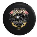 United States Army Usa Eagle Loyalty Respect Military Honor Spare Tire Cover Black 26-27 5 In 