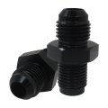 2 Pcs 6an To 1 2-20 Inverted Flare Transmission And Radiator Fitting Black Upgraded