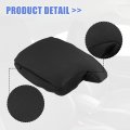 X Autohaux Car Center Console Armrest Cover Ford For Ranger 2019-2023 Neoprene Interior Arm Rest Elbow Cushion Pad Black