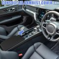 X Autohaux Car Center Console Armrest Cover Ford For Ranger 2019-2023 Neoprene Interior Arm Rest Elbow Cushion Pad Black