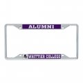 Whittier College The Poets Metal License Plate Frame For Front Or Back Of Car Officially Licensed Alumni 