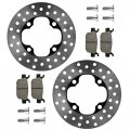 Caltric Front Brake Disc Bolts With Pads Compatible Honda Foreman Rubicon 500 2007-2009 2012-2014