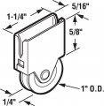 Prime-line B 696 1 In Steel Ball Bearing Wheel Screen Door Roller Assembly Columbia 2 Pack