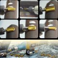Carbide Burrs Tin Set With 1 4 Shank Double Cut Solid Power Tools Tungsten Rotary Files Bits For Die Grinder Metal Wood Carving