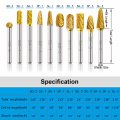 Carbide Burrs Tin Set With 1 4 Shank Double Cut Solid Power Tools Tungsten Rotary Files Bits For Die Grinder Metal Wood Carving