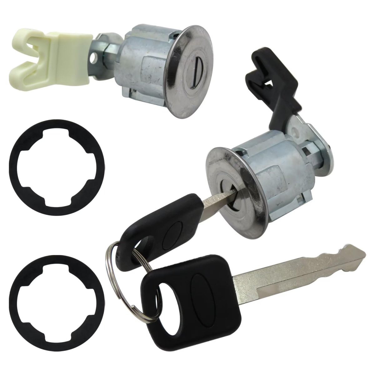 Blue Elf Door Lock And Key Ignition Cylinder Set New Xl2z7821990ac For 1995-97 Ford Aerostar 2x