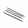 Chrome Weatherstrip Window Moulding Trim Seal Belt 4pcs Fit For Accord 2008 09 10 11 2012