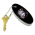 Graphics More Cyborg Android Robot Science Woman Face Floating Keychain Oval Foam Fishing Boat Buoy Key Float