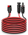 12ft Solar Panel Charge Cable Fit For Anderson Adapter And Connectors 10awg Extension Portable Power Stations Generators 