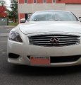 Bumper Tow Hook License Plate Mount Bracket For Infiniti Fx35 2009 2012 Fx37 2013 Fx50 G37 2008 Coupe Only Q60 2014 2015 Qx70