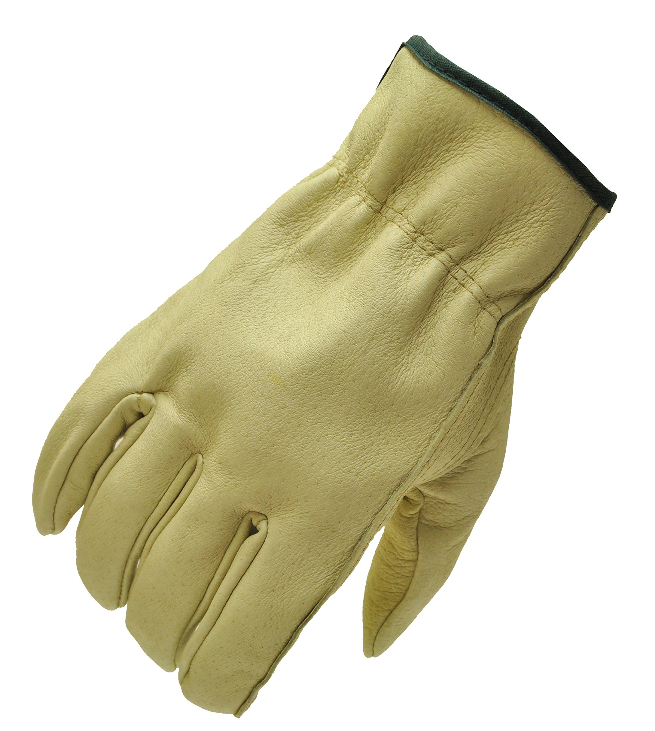 G F 2002s-3 Full Grain Pigskin Leather Work Gloves Drivers Premium Washable Size Small Value Pack 3 Pairs
