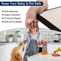Uxcell U-shape Edge Banding 16 4ft Self Adhesive Veneer Edging Trim Tpe Collapsible Furniture Protector For Cabinet Repair