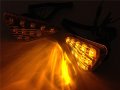 Hongk- Clear Euro Led Flush Mount Turn Signal Compatible With Suzuki Kawasaki Bike B01bw4osim
