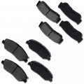 Ceramic Brakes Pads Ocpty Quick Stop Front Rear Brake Pad Fit For 2007-2009 Hyundai Santa Fe