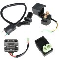 Cdi Electric Set Ignition Coil Relay Regulator Replacement For 125 Gy6 150cc Atv 
