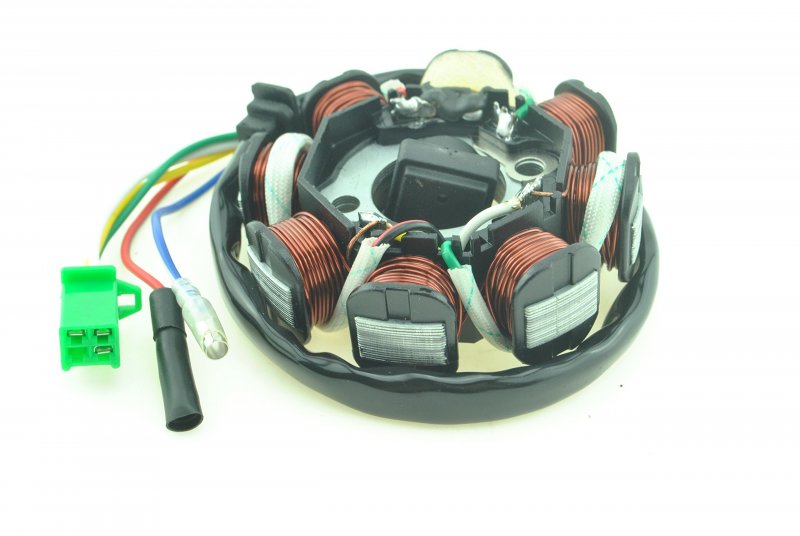 8 Poles Coils Ignition Stator Magneto For Gy6 125cc 150cc Moped Scooter Atv Part Number El-0056