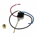 Hqrp Ceiling Fan Switch Compatible With Zing Ear Ze-110 Harbor Breeze 3-way 3-wire Pull Chain Light 3 Pre-installed Wires Ul