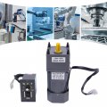 110v 40k Ac Gear Motor Electric 120w Variable Speed Reduction Controller Adjustable High Torque Synchronous Reducer Reversible