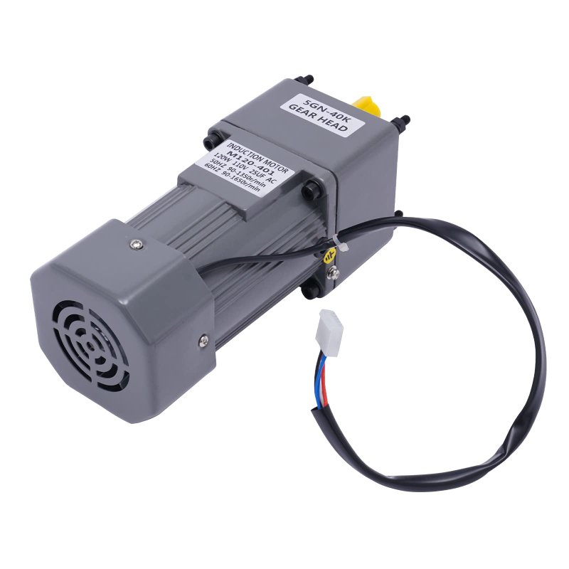 110v 40k Ac Gear Motor Electric 120w Variable Speed Reduction Controller Adjustable High Torque Synchronous Reducer Reversible