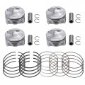 Hihaha No 230412e210 Inner Engine Piston And Pin Snap Ring For Hyundai Elantra 2014-2016 Kia Forte 2014-2018 Rings Kit Metal 1 