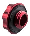 Vms Racing Red Oil Cap With Powered By K20z3 Emblem In Cnc Machined Billet Aluminum Compatible Honda Civic Si Acura Csx Type S