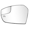 Carbhub Rear View Mirror Glass With Backplate Left For Ford Escape 2017 2018 Driver Replace Gj5z17k707g Am-270132340 