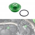 Nicecnc Green Engine Oil Filler Cap Cover Plug Compatible With Kawasaki Klr650 2007-2018 Klx110l 2010-2021 Klx110 2002-2021