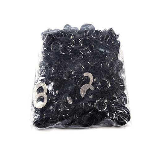 Fender Flares Screw Bolt Hardware Kit Set For Universal Car Models Black Iron Hex Round Head Fasteners Zinc Galvanized Finish