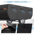 Uxcell Waterproof Pop-up Camper Trailer Cover Fits 12 -14 Rv Anti-uv With 3 2 Straps And Air Vents Protection For Motorhome