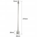 Uxcell Stainless Steel Float Switch For Water Pump Tank Swim Pool Garden Pond Liquid Level Sensor M11 270mm Length