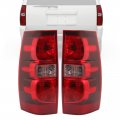Carmocar Pair Tail Lights Assembly Driver Passenger Side With Bulbs For 2007-2013 Suburban 2500 2007-2014 1500 Tahoe Right Left 