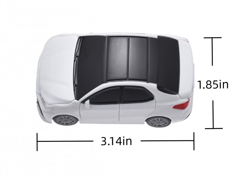 Car Shaped Key Fob Cover For 2019 2024 Toyota Camry Corolla Rav4 Highlander Avalon C Hr Gt86 Prius Smart Remote Shell White Abs